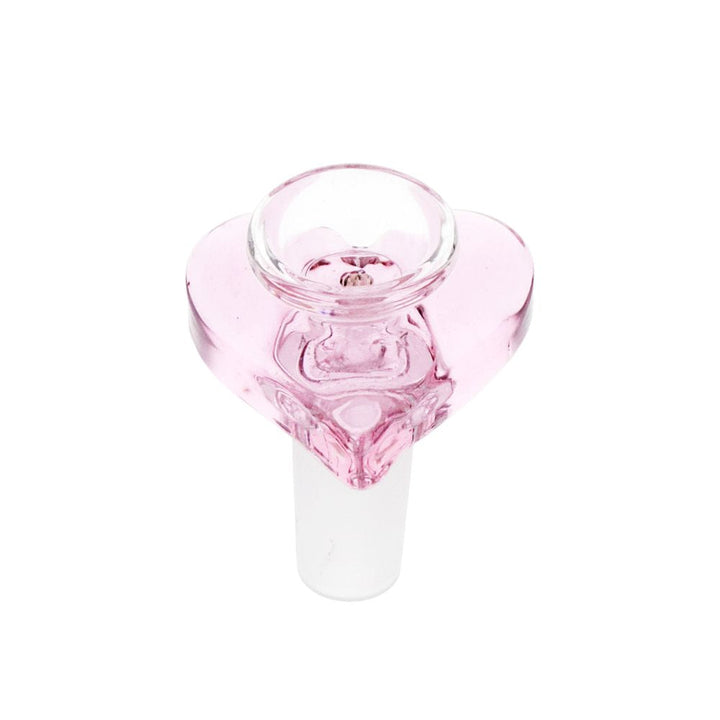 Pulsar 11" Heart Glass Water Pipe - Dual Use