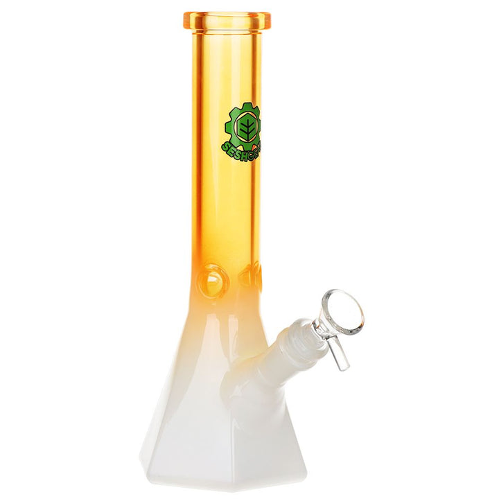 Prismatic Ombre Beaker Water Pipe - 10 Inch
