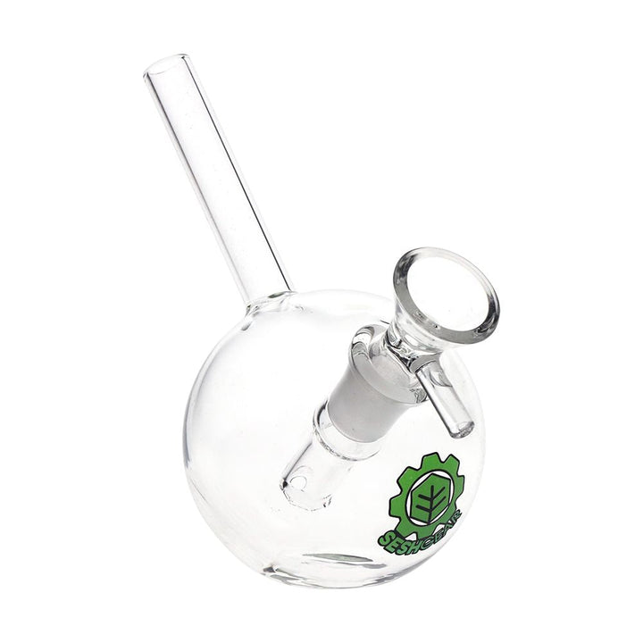 4.5 Inch Round Glass Water Pipe with 14mm Slide