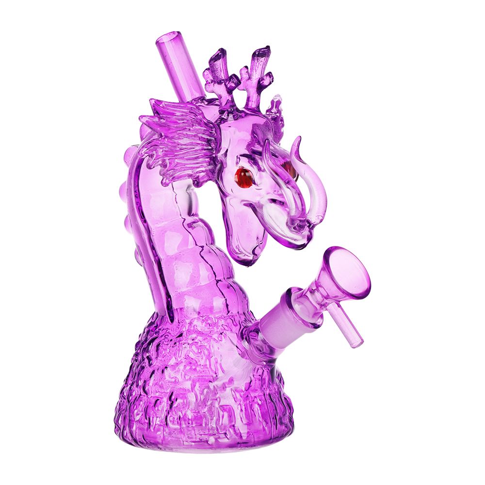 Rising Dragon 6.75" Glass Water Pipe