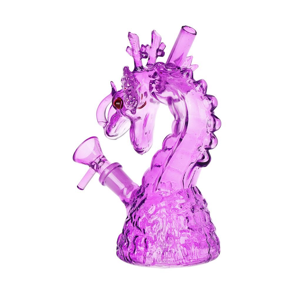 Rising Dragon 6.75" Glass Water Pipe