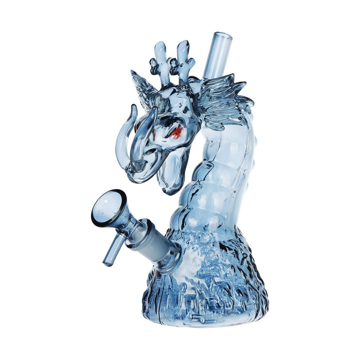 Rising Dragon 6.75" Glass Water Pipe