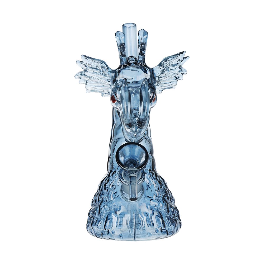 Rising Dragon 6.75" Glass Water Pipe