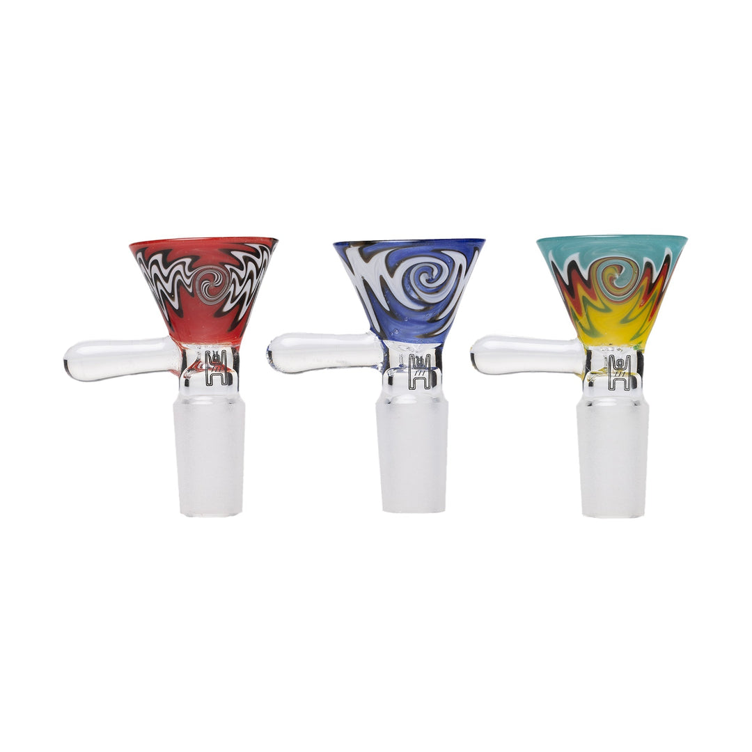 Human Grade 14mm Easy-Grip Flower Bowls (3-Pack)