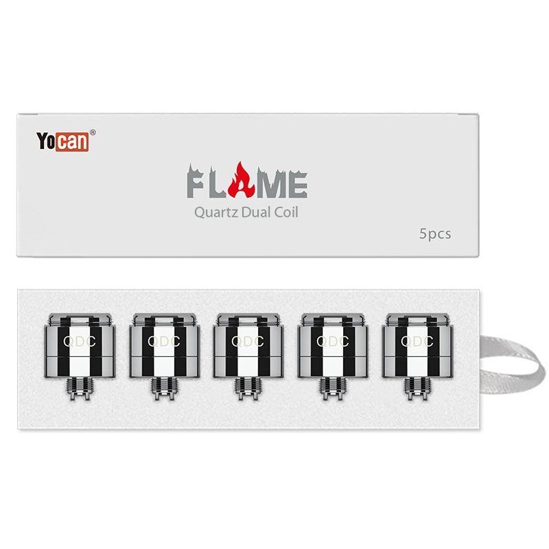 Yocan FLAME Vaporizer Dual Quartz Coil 5-Pack