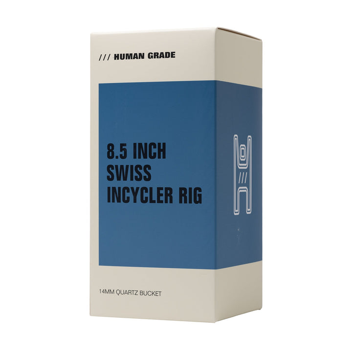 8.5 Inch Swiss Incycler Glass Rig with Showerhead