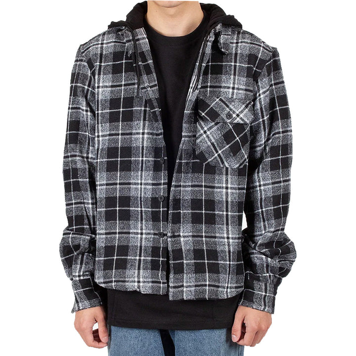 Drippin Rose Black/Grey Flannel Hoodie 5-Piece Set