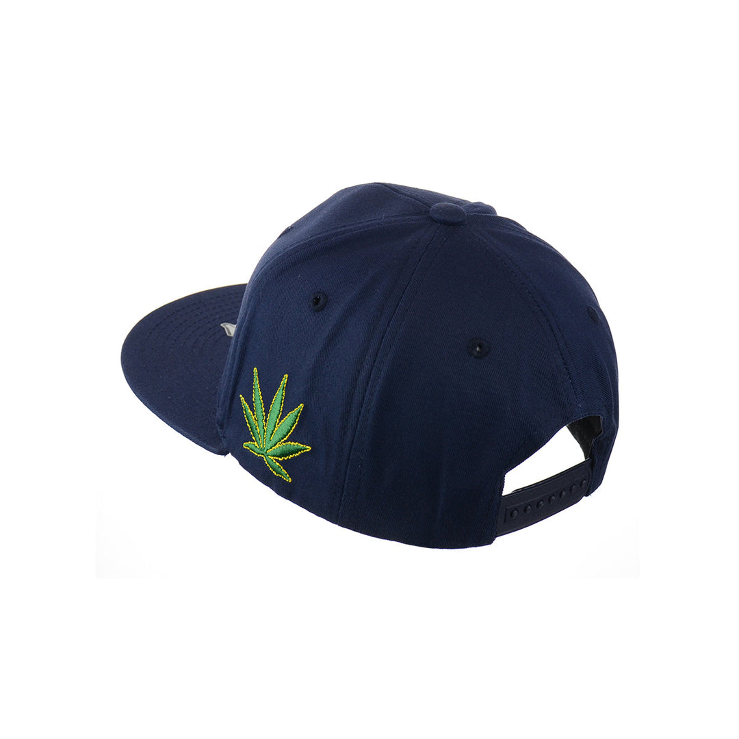 Bold Embroidered Cotton Snapback Cap