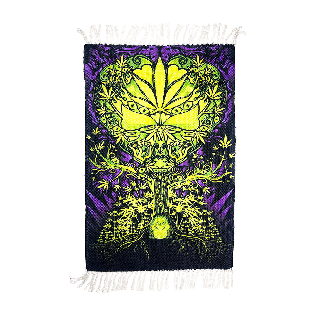 Botanical Tree Art Doormat - 2ft x 3ft