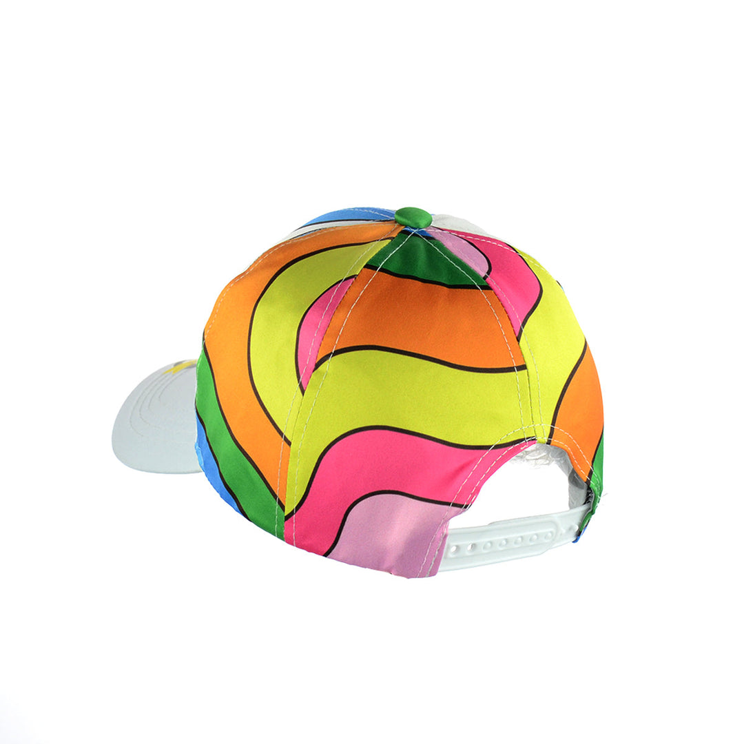 Rainbow Leaf Design Baseball Cap