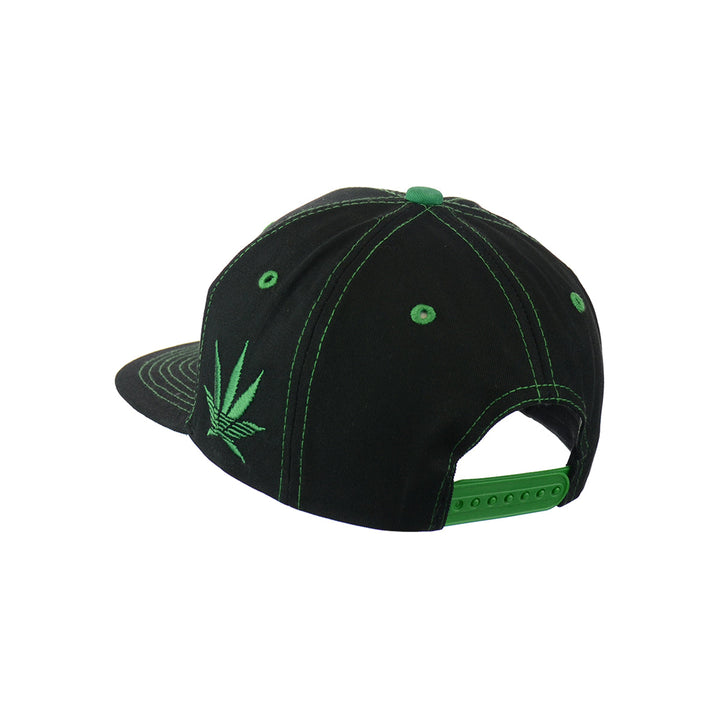 Bold Embroidered Cotton Snapback Cap