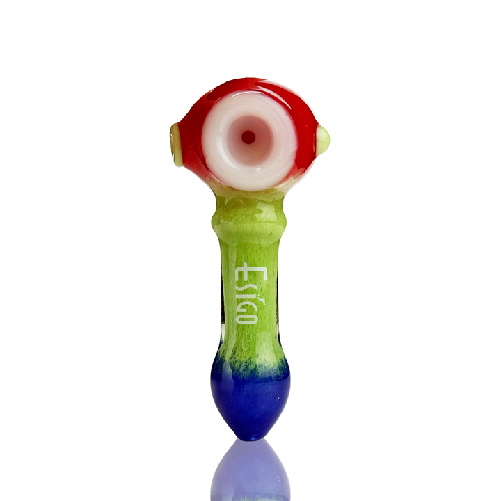 Esigo 4.5" Tricolor Frit Glass Spoon Pipe