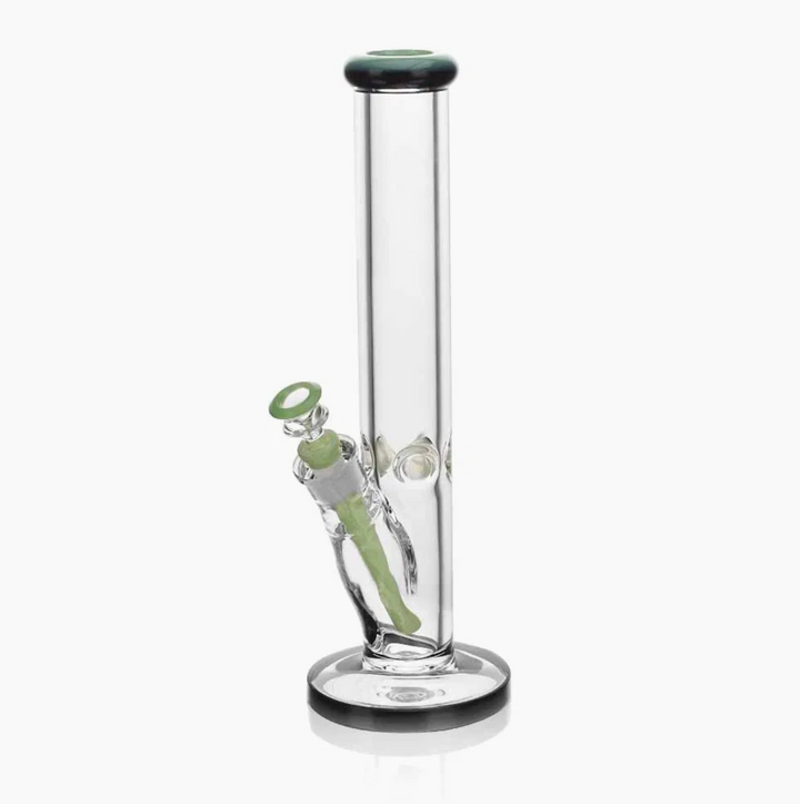 14 Inch Slime Straight Bong - 9mm Glass