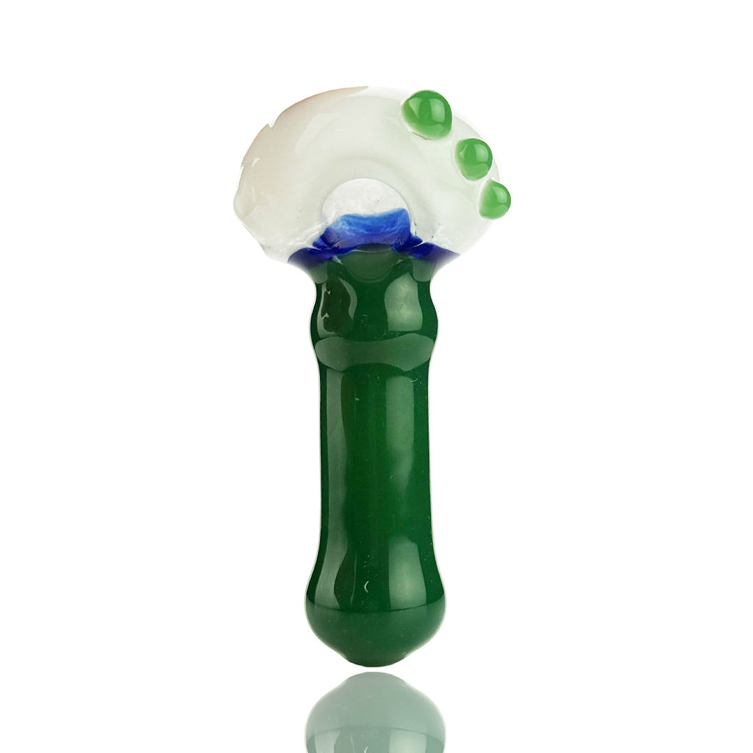 4.5 Inch Frit Glass Spoon Hand Pipe
