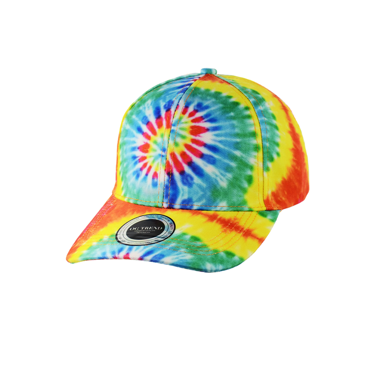 Vibrant Tie-Dye Adjustable Snapback Hat