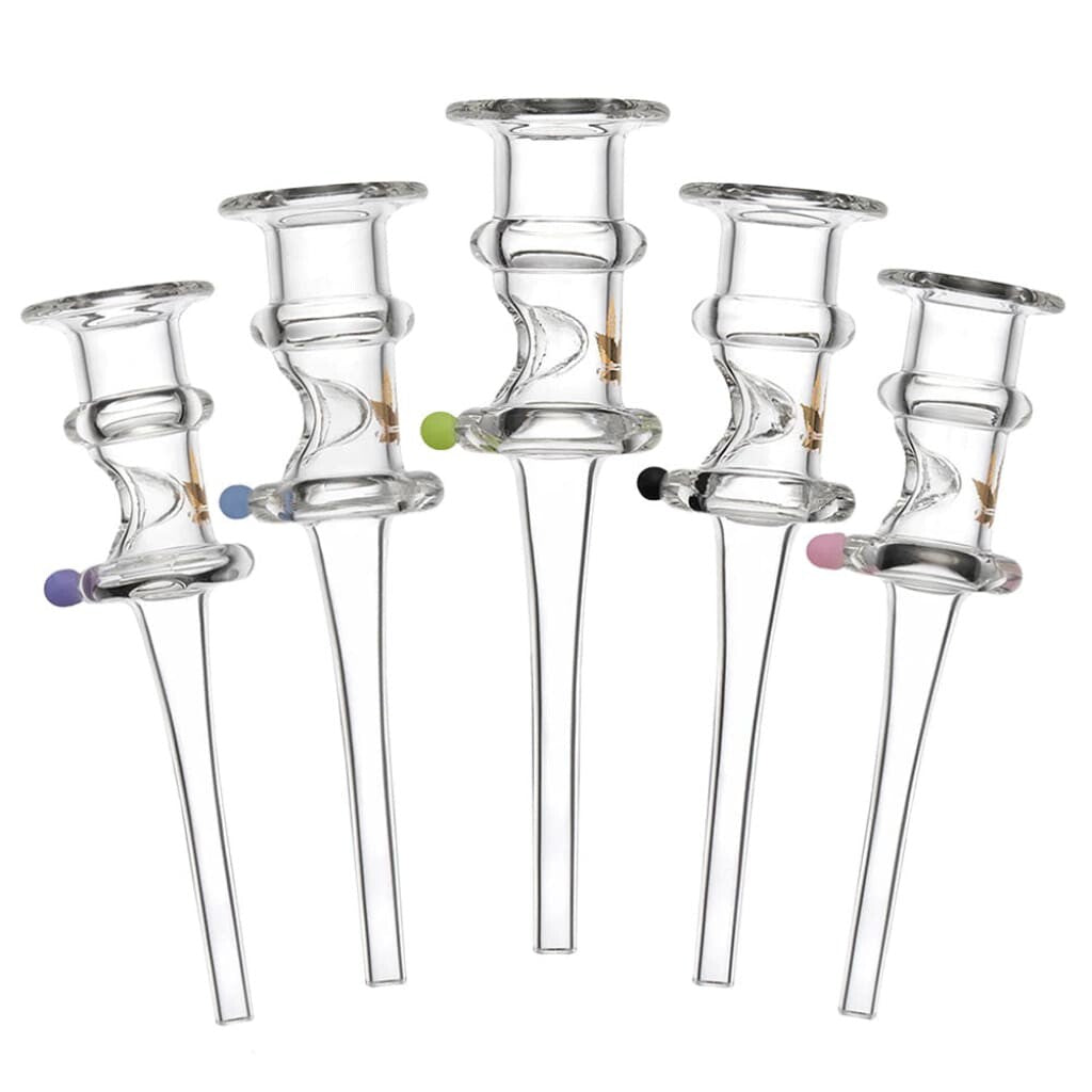 Aleaf Hat Glass Dab Straw - 5’ / Colors Vary