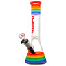 Pride Beaker Water Pipe With Downstem Diffuser And Ice Catcher