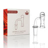 Aleaf Deep Quartz Banger Set With Carb Cap & Terp Pearls - Kit
