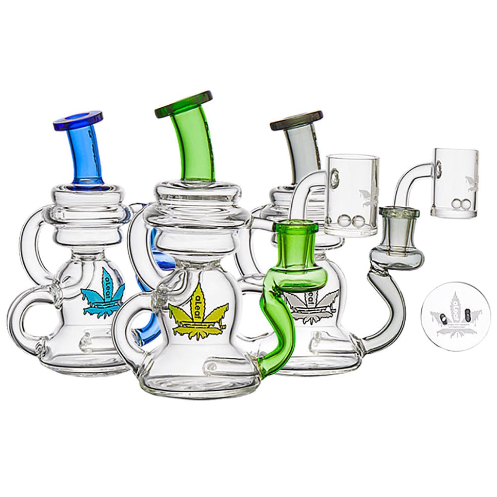 Aleaf Recycler Dab Rig Spinner Kit - 6’ / 14mm f / Colors Vary