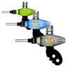 Ray Gun Dab Straw With Dome Percolator And Quartz Tips - Colors Vary