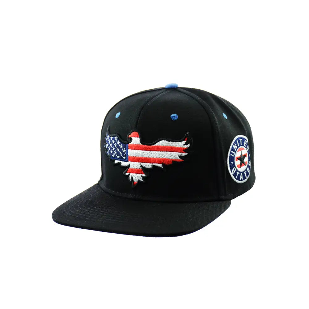 American Eagle Hat Embroidered Snapback