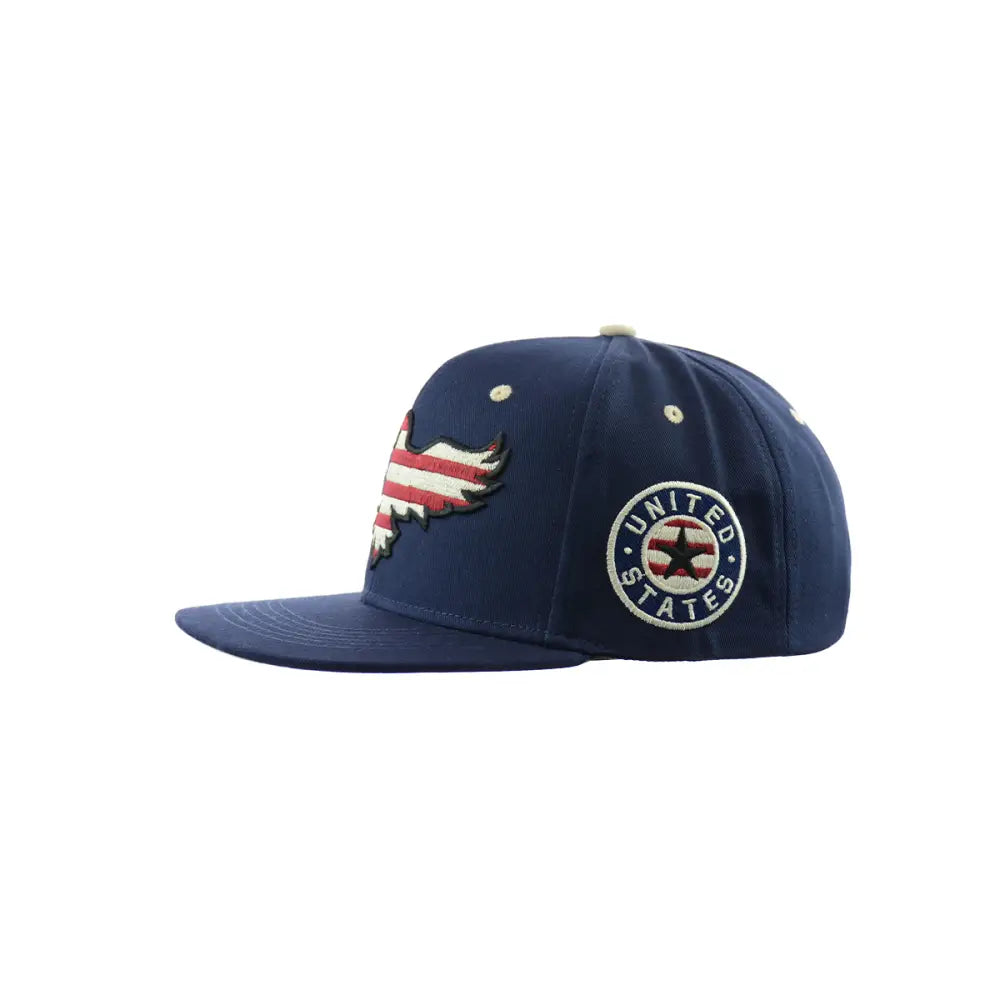 American Eagle Hat Embroidered Snapback