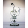 Approx 9 Recycler Style Water Pipe with Perc