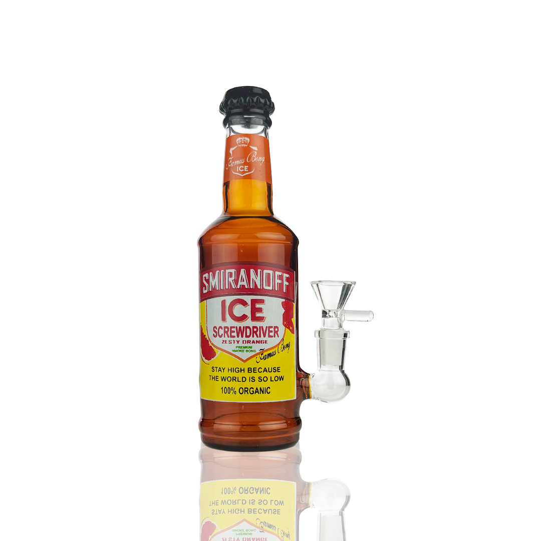 8 Inch Smiran Bottle Bong with 14mm Bowl