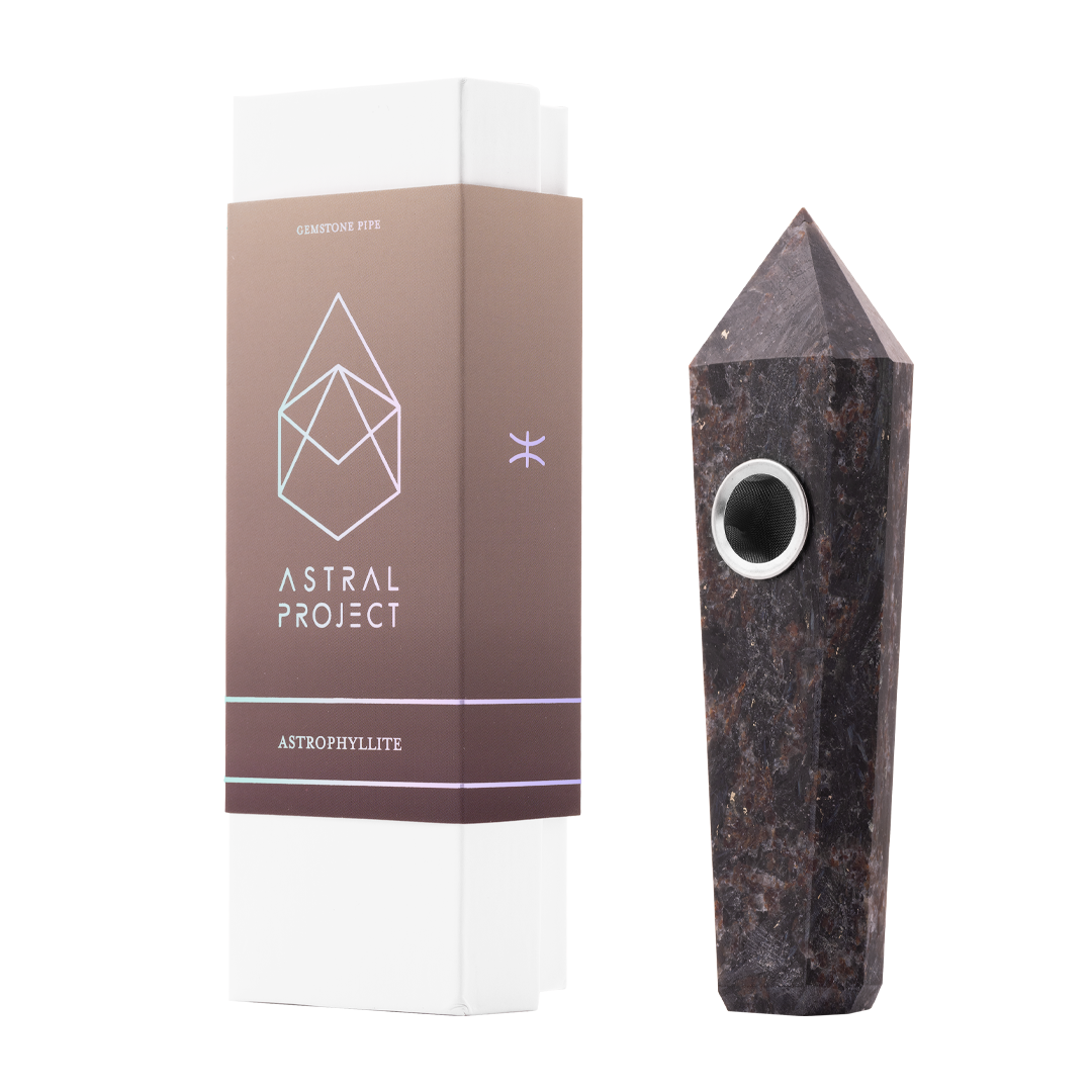 Astral Project 4.25 Inch Gemstone Hand Pipe