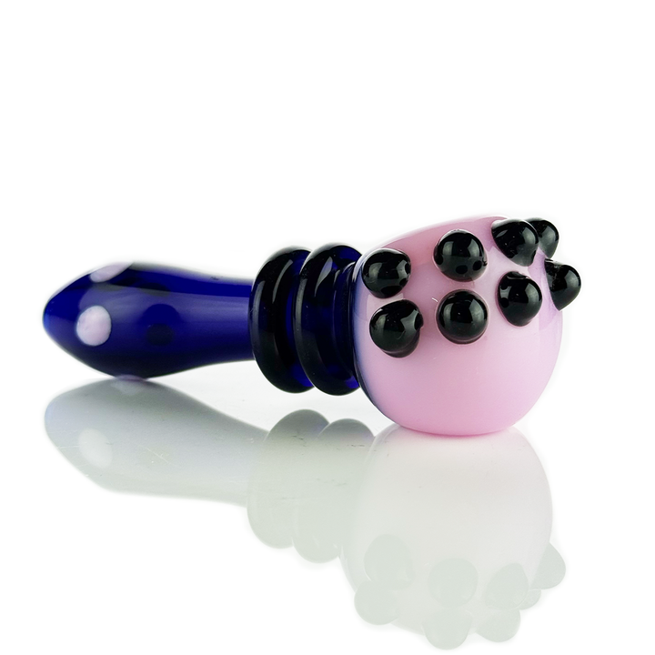 Slime Head 4.5" Double Ring Glass Hand Pipe