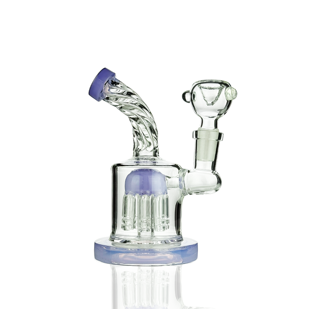 5-inch Slime Tree Perc Water Pipe with 14mm Bowl