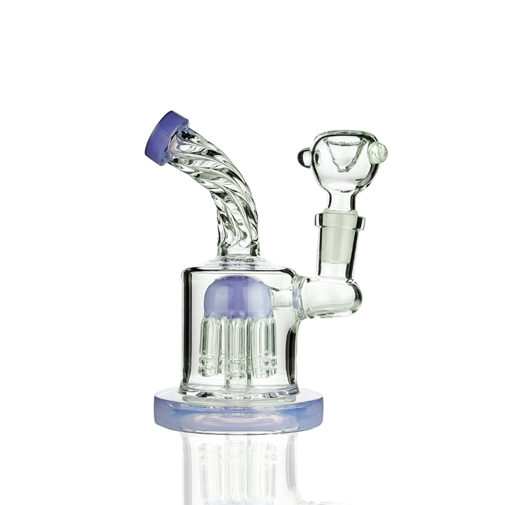 5-inch Slime Tree Perc Water Pipe with 14mm Bowl