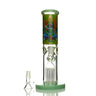 Aztec Design 10 Inch Straight Tube Water Pipe with Tree Percolator