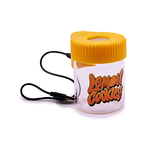 Rechargeable LED Magnifying Stash Jar