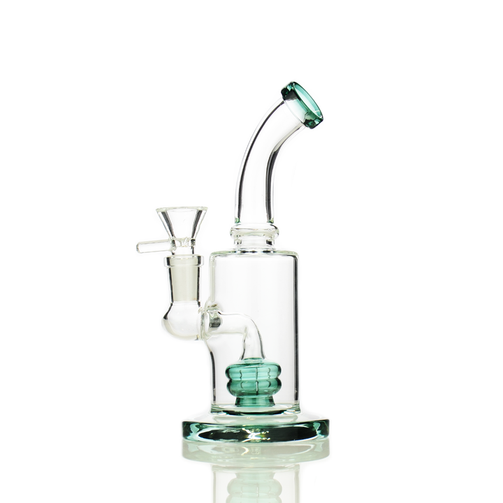 Compact 6" Showerhead Perc Bong with 14mm Male Bowl