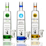 12in Vodka Bottle Style Water Pipe with 14mm Bowl and Banger
