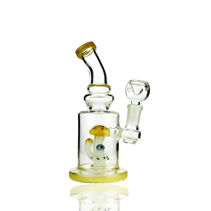 6 Inch Mushroom Glass Water Pipe with 14mm Bowl