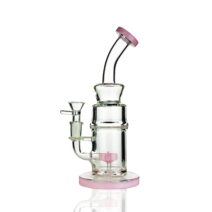 8 Inch Slime Green Showerhead Perc Water Pipe
