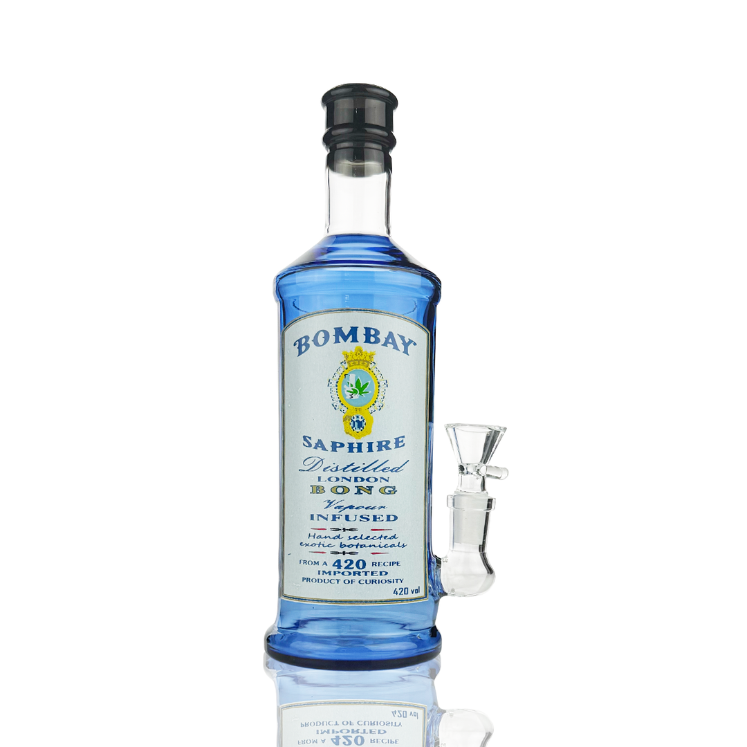 9-Inch Liquor Bottle Style Water Pipe with 14mm Bowl