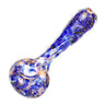 Fumed Swirl Spoon Pipe - Borosilicate Glass