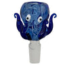 Blue Octopus Glass Bong with Deep Bowl