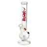 Boost Bouncer Glass Water Pipe with Red Accents and Bouncer Base Tube