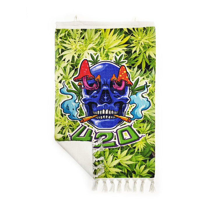 Skull Graphic Wall Tapestry - 3ft x 2ft