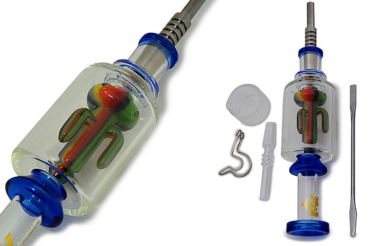 MK Glass Cactus 7" Nectar Collector Kit