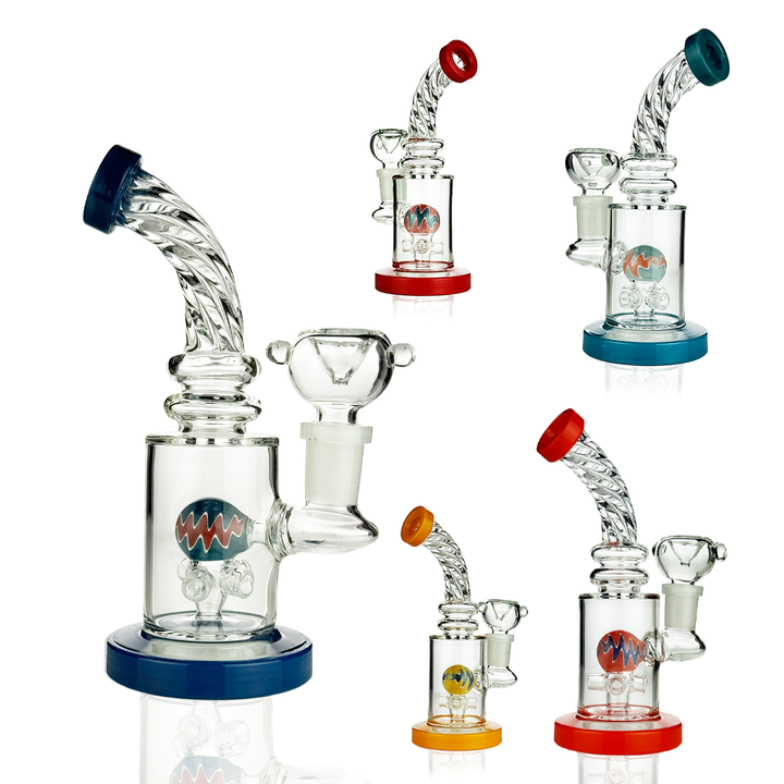 Compact 6" Sphere Water Pipe Rig with 14mm Bowl