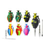 Grenade Silicone Nectar Collector Kit with Titanium Nail