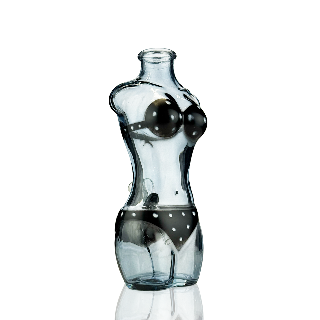 8 Inch Sculpted Female Body Glass Water Pipe