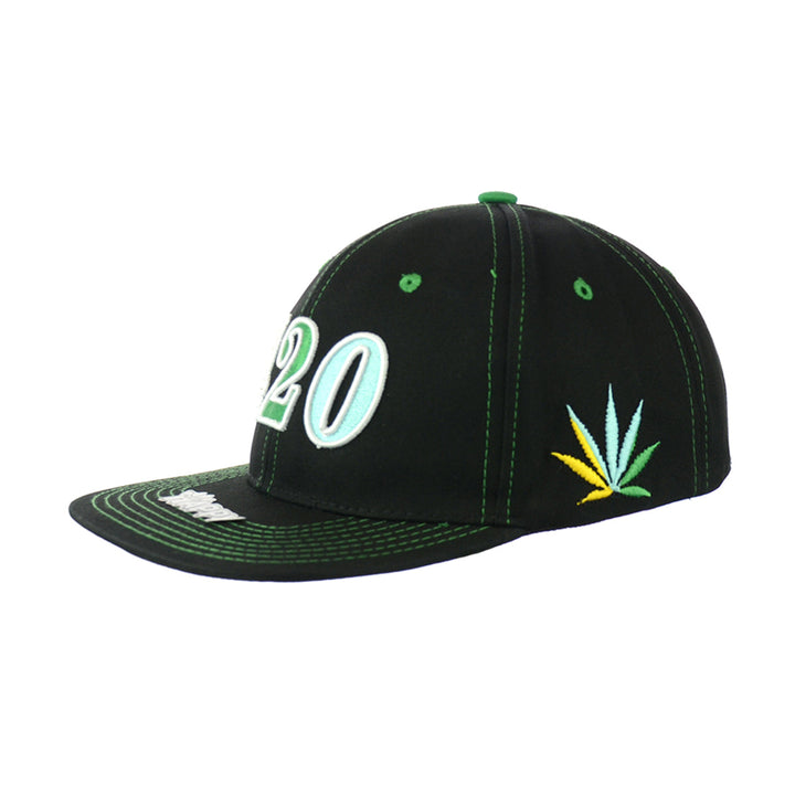Comfort Cotton Snapback Hat with Embroidery
