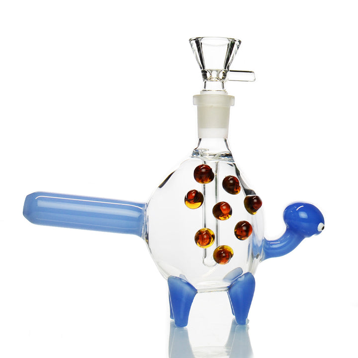 Compact Turtle Water Pipe with 14mm Bowl