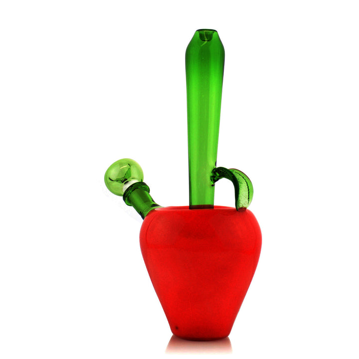 Compact Apple Glass Water Pipe with 14mm Bowl